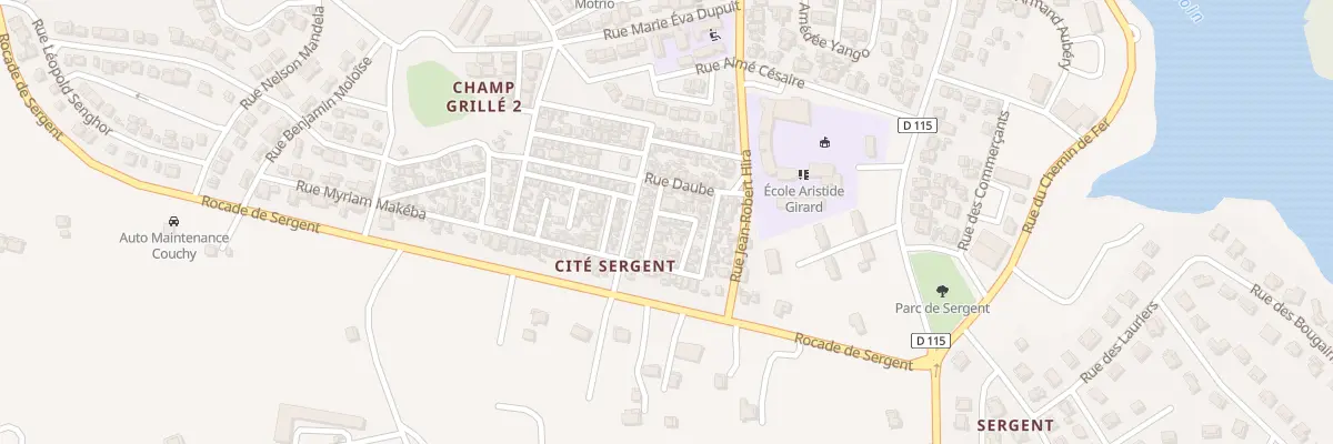 Plan du 13 Rue Florian au Moule