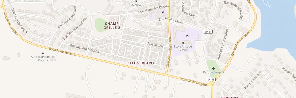 Plan du 6 Rue Florian au Moule