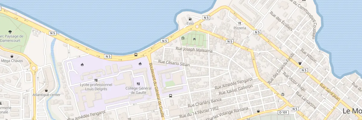 Plan du 1478 Rue Cesario Siban au Moule