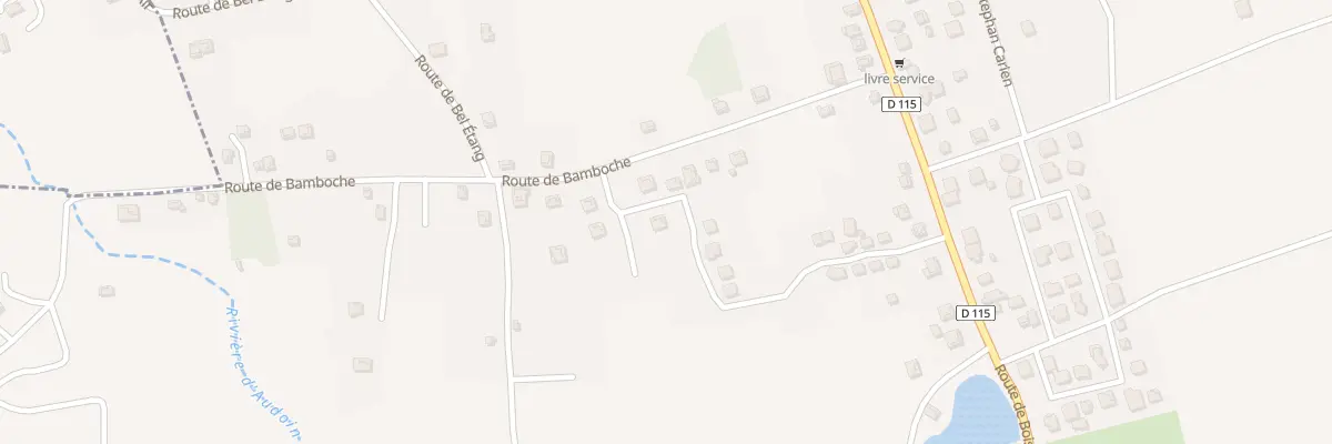 Plan du 311 Rte de Bamboche au Moule