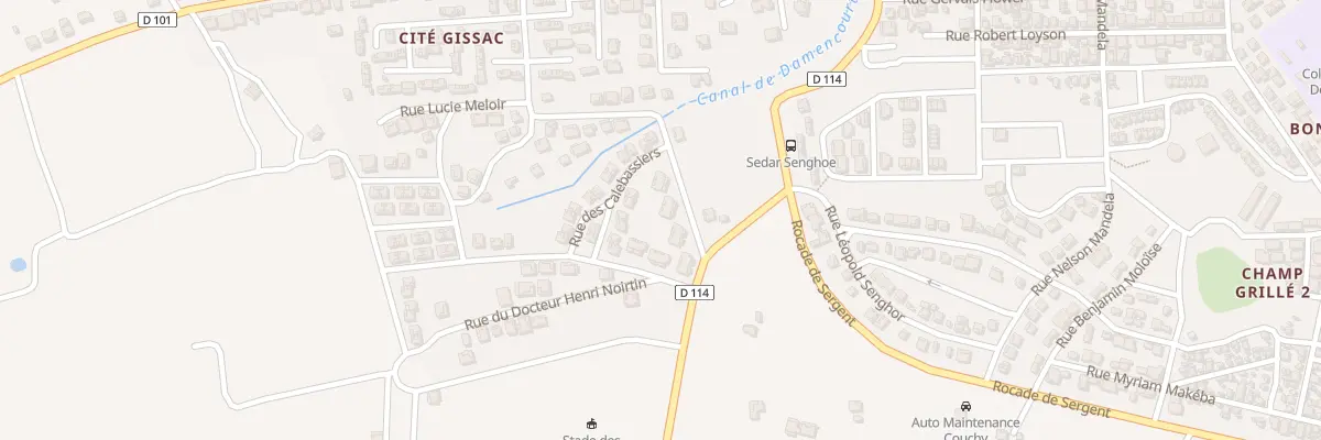Plan du 9015 Rue du Dr Joseph Pitat au Moule