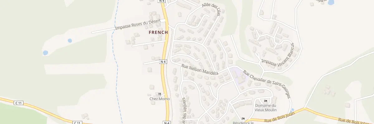 Plan du 73 Hab Villas Ffrench à Sainte-Anne