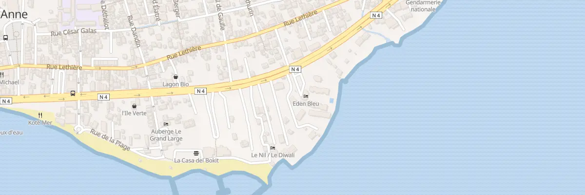Plan du 36 Res Corail à Sainte-Anne