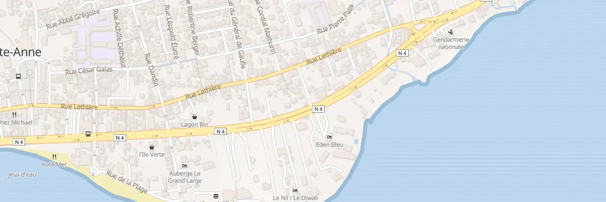 Plan du 8001 Res Jacaranda à Sainte-Anne