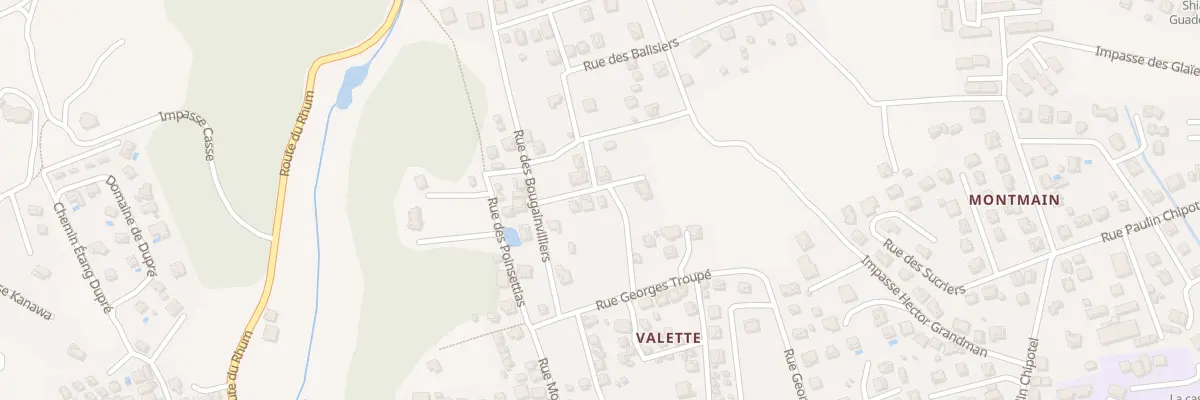 Plan du 99993 Valette à Sainte-Anne