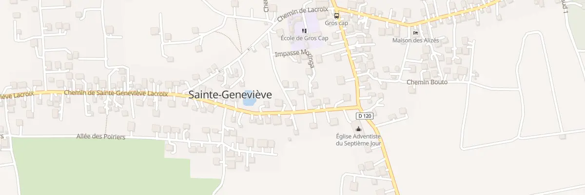Plan du 9018 Sainte Genevieve Lacroix à Petit-Canal