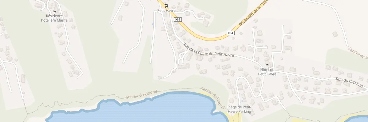 Plan du 1 Res la Playa Petit Havre au Gosier