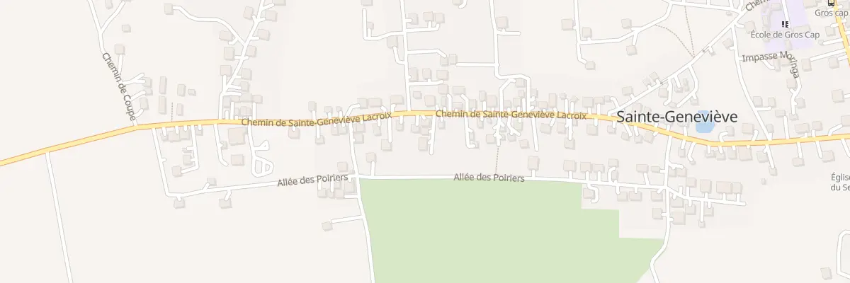 Plan du 13F Sainte Genevieve Lacroix à Petit-Canal