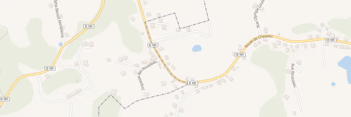 Plan du 2884 Rte de Chazeau au Moule