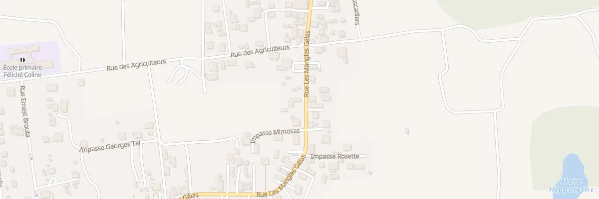 Plan du 5423 Rue Les Mangles Gelas à Petit-Canal