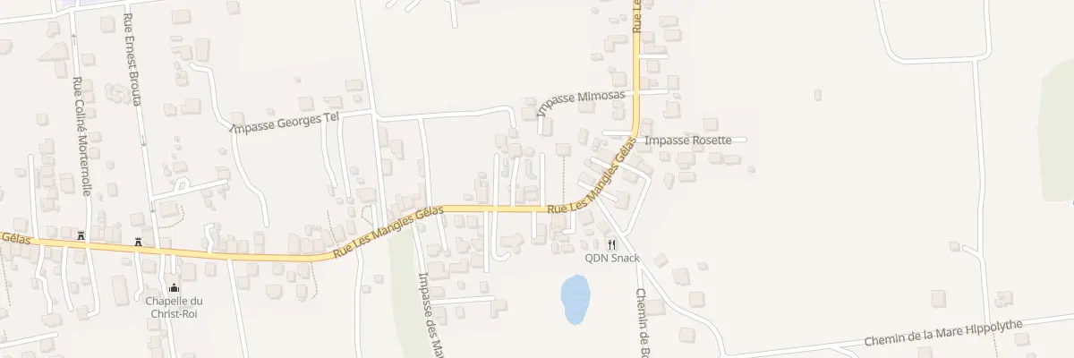 Plan du 5403 Rue Les Mangles Gelas à Petit-Canal