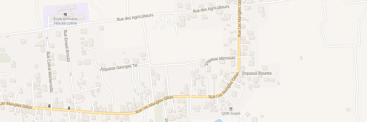 Plan du 5426 Gelas à Petit-Canal