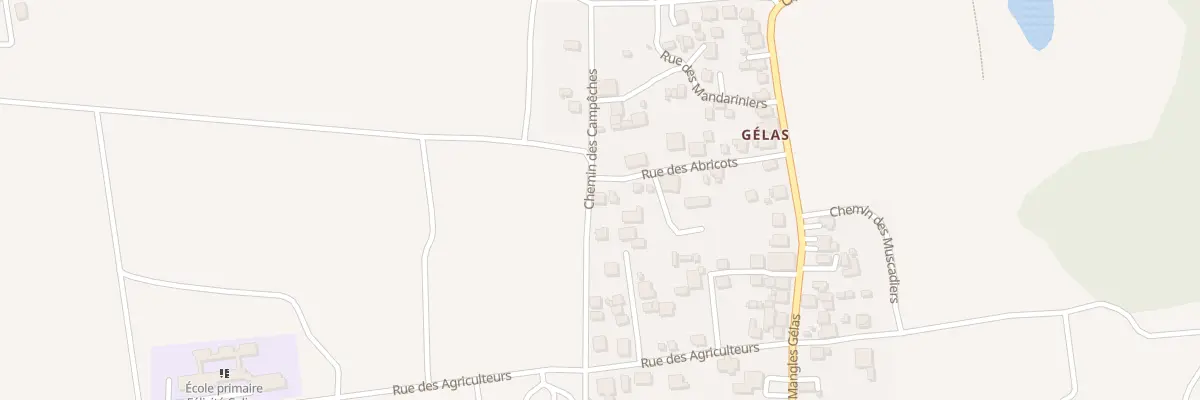 Plan du 9017 Rue Les Mangles Gelas à Petit-Canal