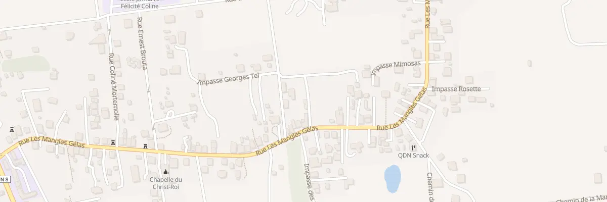 Plan du 5415 Rue Les Mangles Gelas à Petit-Canal