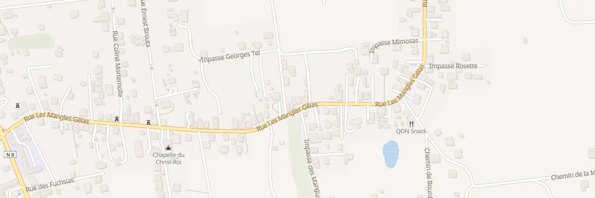 Plan du 5414 Rue Les Mangles Gelas à Petit-Canal