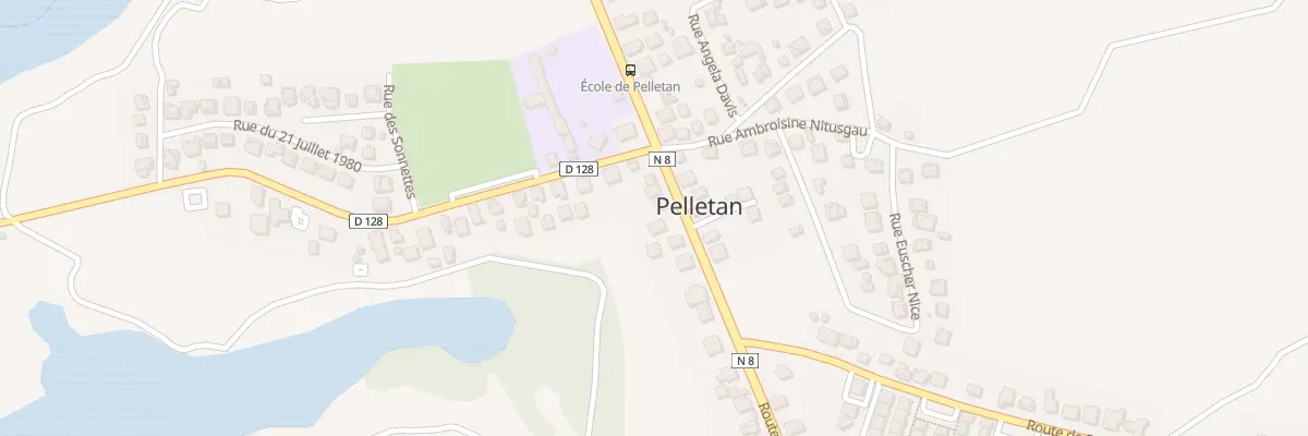 Plan du 901 Pelletan Plaisance à Port-Louis