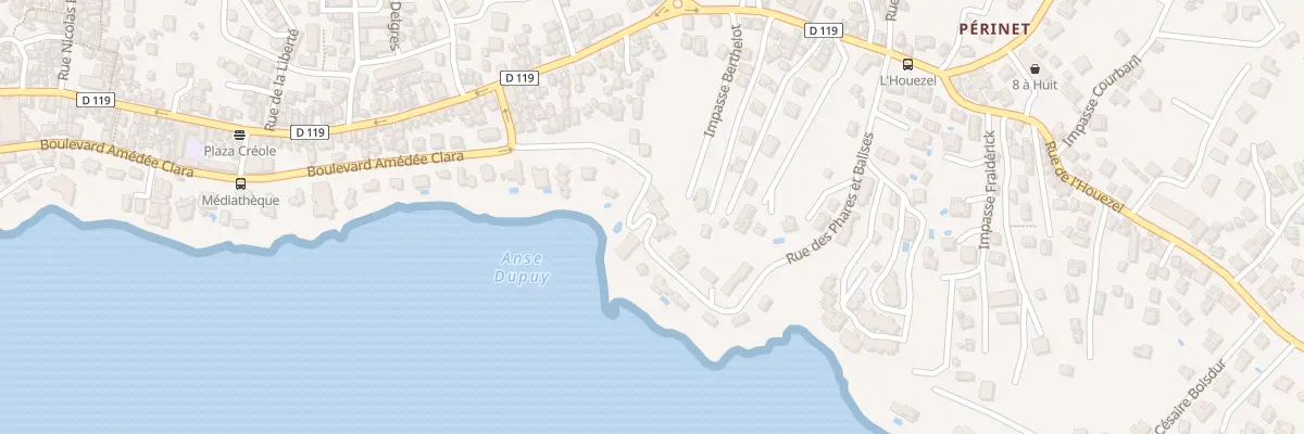 Plan du 460 Rue des Phares et Balises au Gosier