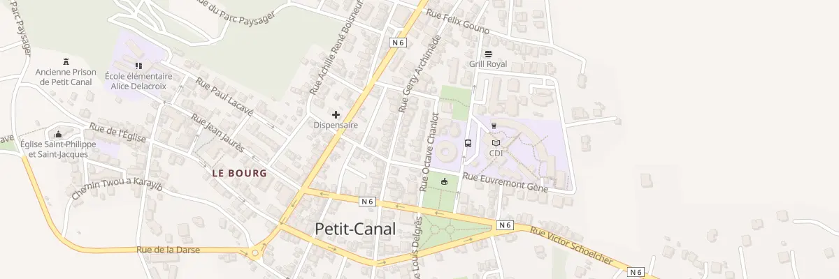 Plan du 20 Rue Octave Chanlot à Petit-Canal