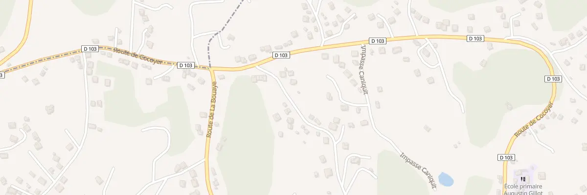 Plan du 9903F Rte de Mare A Bwe au Gosier