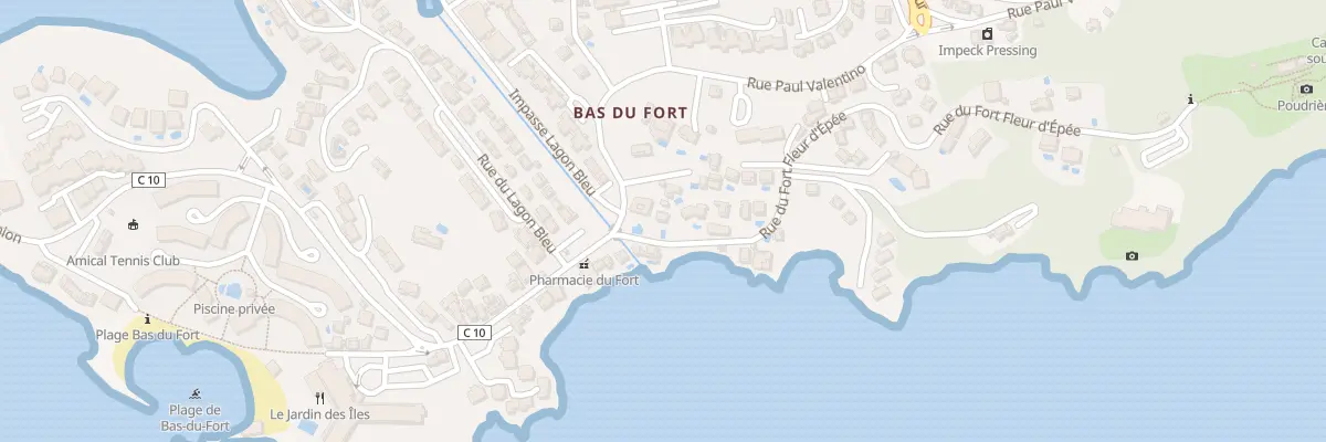 Plan du 39 Rue du Fort Fleur d’Epée au Gosier