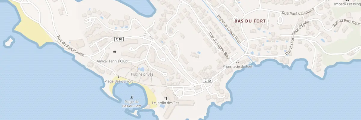Plan du 9014 Bas du Fort au Gosier