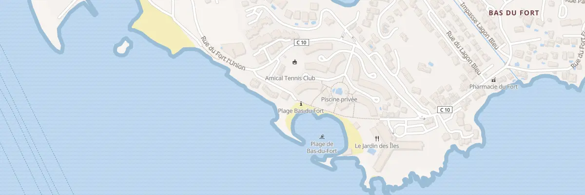 Plan du 3 Res Marisol Bas du Fort au Gosier