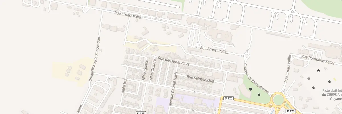 Plan du 39 Rue des Amandiers aux Abymes