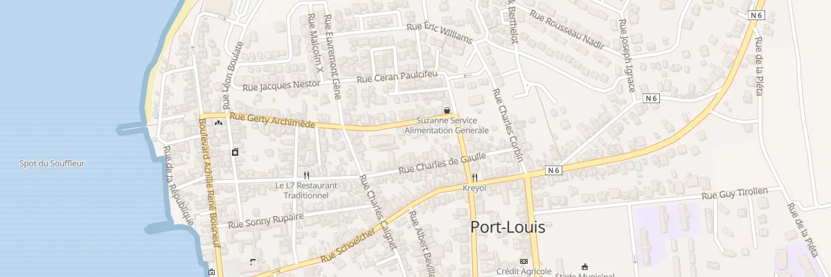 Plan du 9401 Le Bourg à Port-Louis