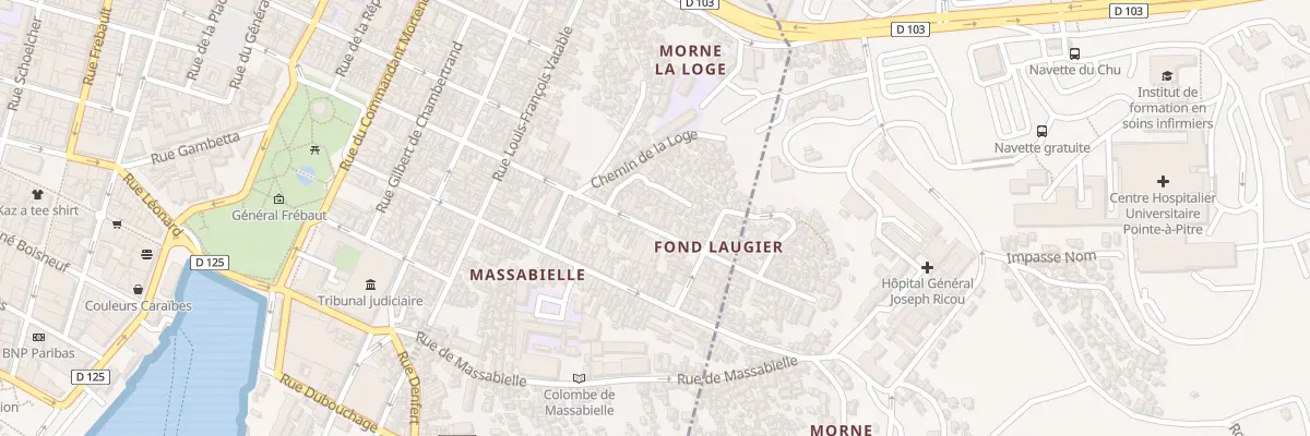Plan du 38 Fg Alexandre Isaac à Pointe-à-Pitre