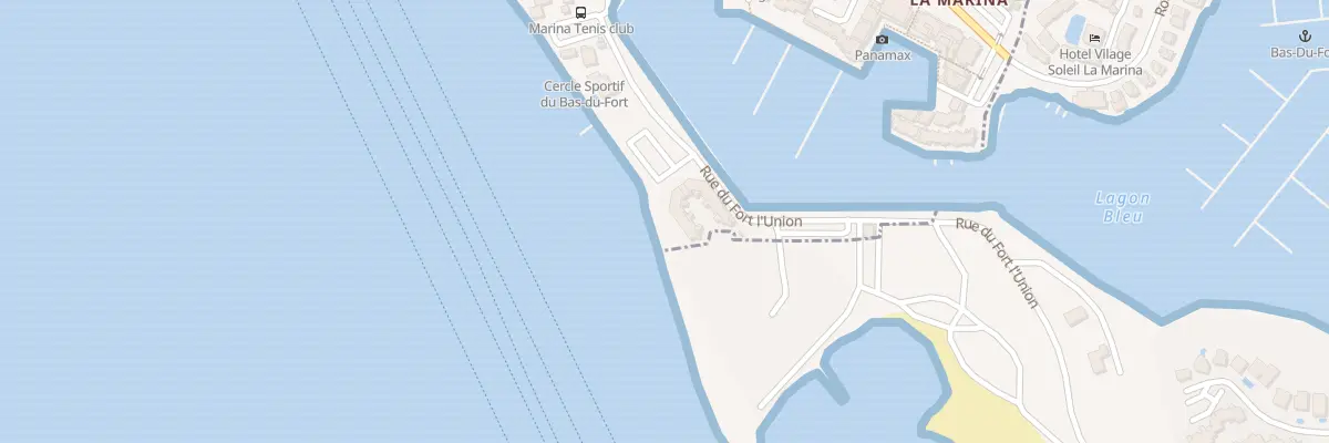 Plan du 1 La Digue à Pointe-à-Pitre
