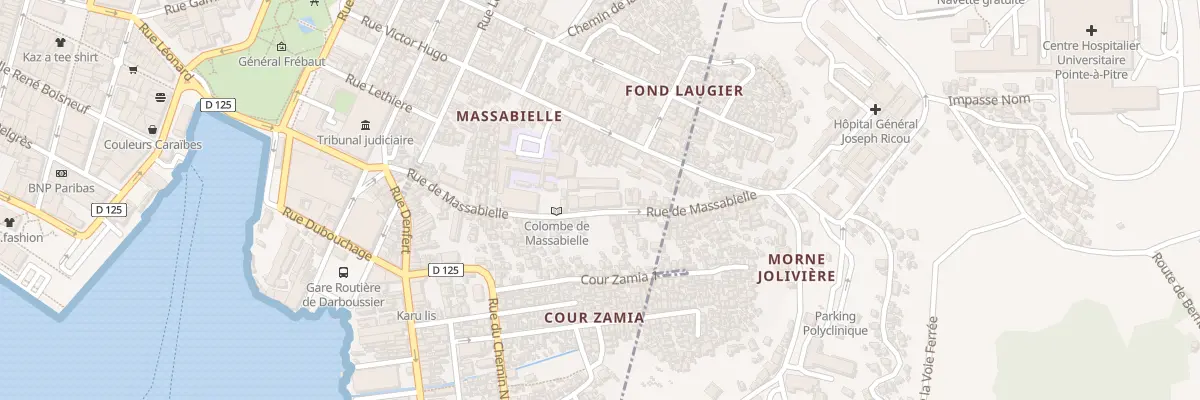 Plan du 9001 Tour Massabielle à Pointe-à-Pitre