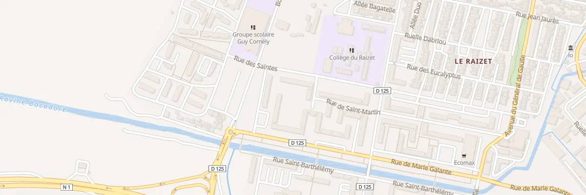 Plan du 25 Res Les Seuils V Le Raizet aux Abymes