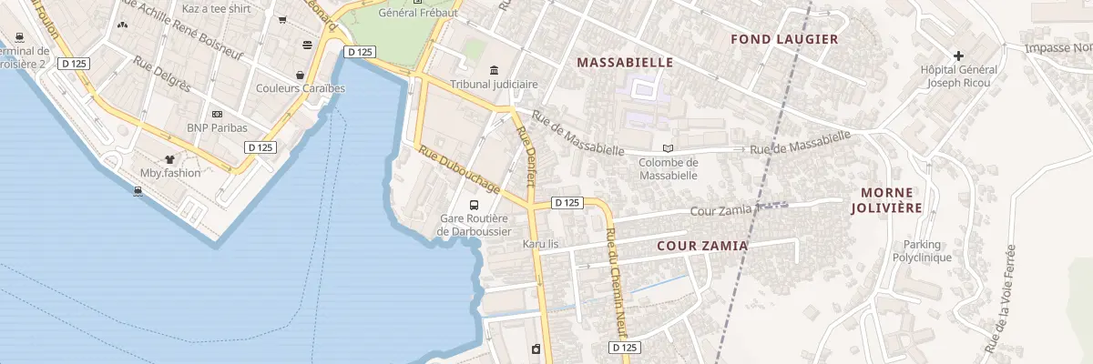 Plan du 32T Rue Denfert à Pointe-à-Pitre