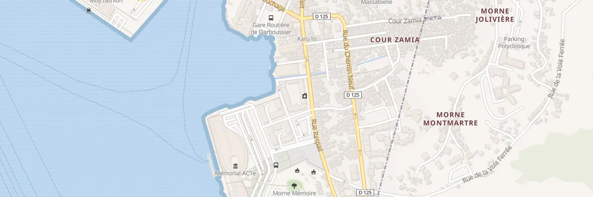 Plan de Res Roger Bambuck Dardoussier à Pointe-à-Pitre