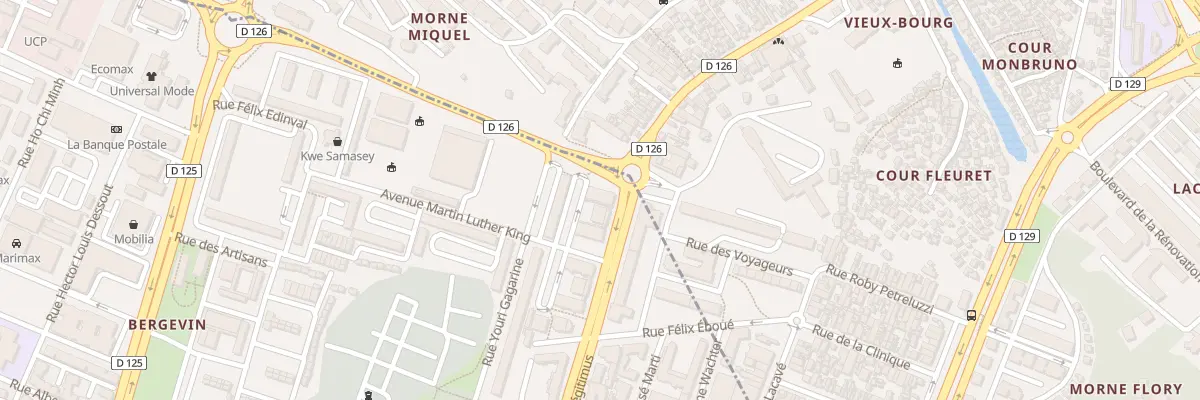Plan du 8002 Res Miquel à Pointe-à-Pitre
