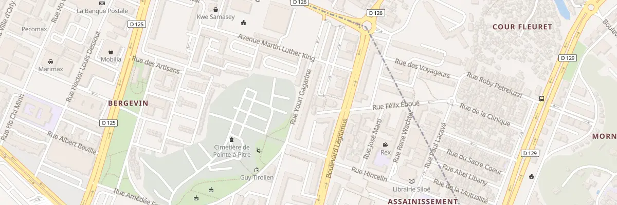 Plan du 8004 Av Youri Gagarine à Pointe-à-Pitre