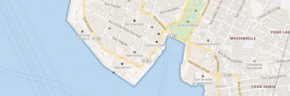 Plan de Res Simone Schwarz Bart à Pointe-à-Pitre