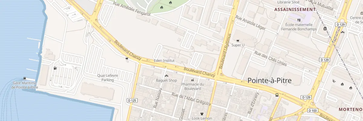 Plan du 9001 Bd Faidherbe à Pointe-à-Pitre