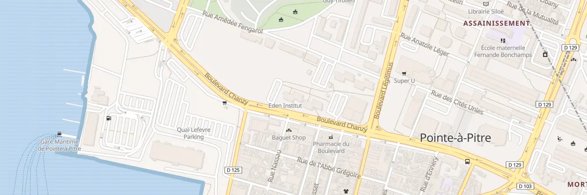 Plan du 8001 Res Espace 2000 à Pointe-à-Pitre
