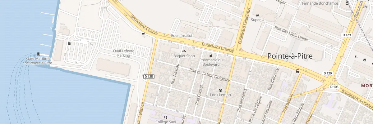Plan du 39 Rue de l’Abbe Gregoire à Pointe-à-Pitre
