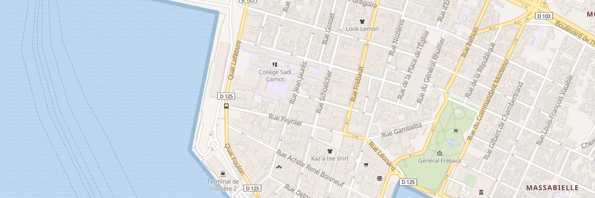 Plan du 35 Rue Jean Jaures à Pointe-à-Pitre
