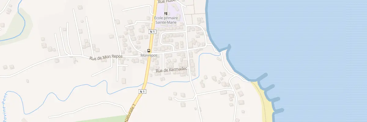 Plan du 205 Rue de Kermadec à Capesterre-Belle-Eau