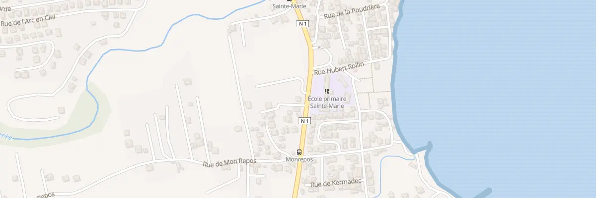 Plan du 5409 Rte Nationale N 1 à Capesterre-Belle-Eau