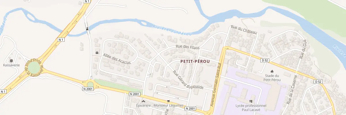 Plan du 111 Rue Mounien à Capesterre-Belle-Eau