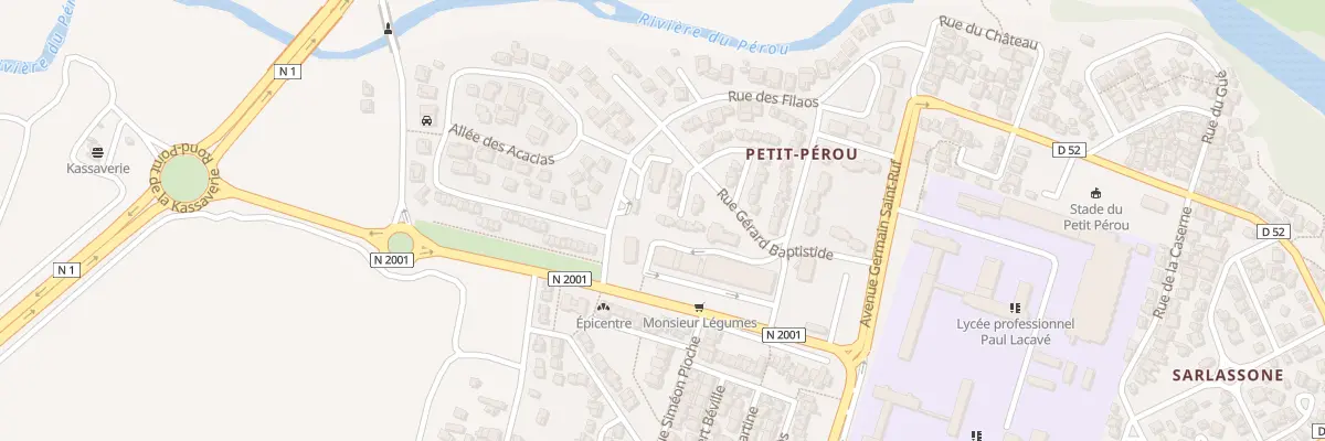 Plan du 21 Rue Mounien à Capesterre-Belle-Eau