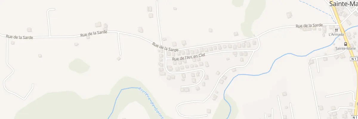 Plan du 353 Rue de l’Arc en Ciel à Capesterre-Belle-Eau