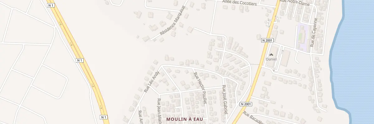 Plan du 116 Rue du Moulin à Eau à Capesterre-Belle-Eau