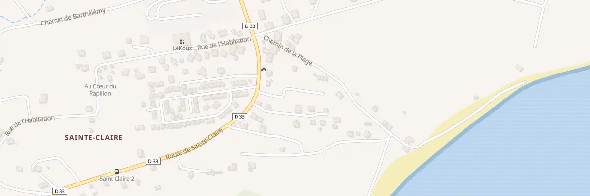 Plan du 5 Res Les Villas de la Plage à Goyave
