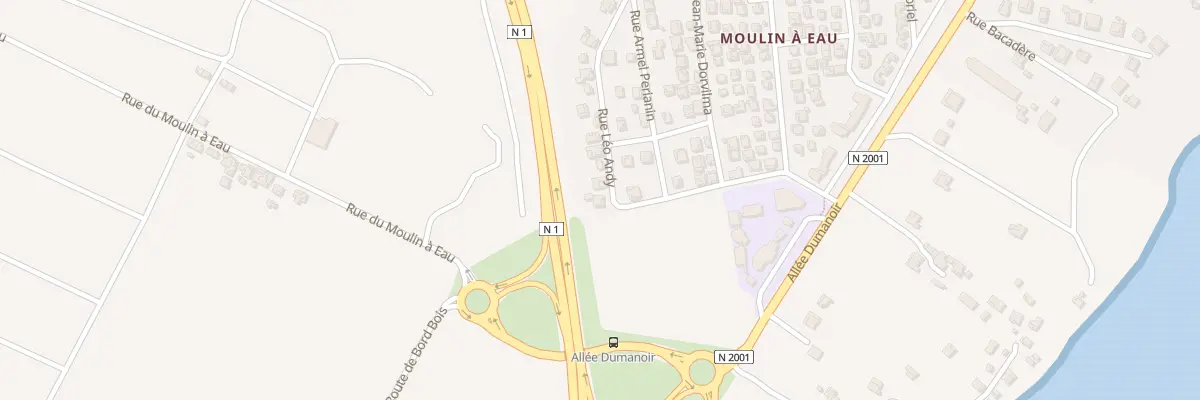 Plan du 90 Rue du Moulin à Eau à Capesterre-Belle-Eau