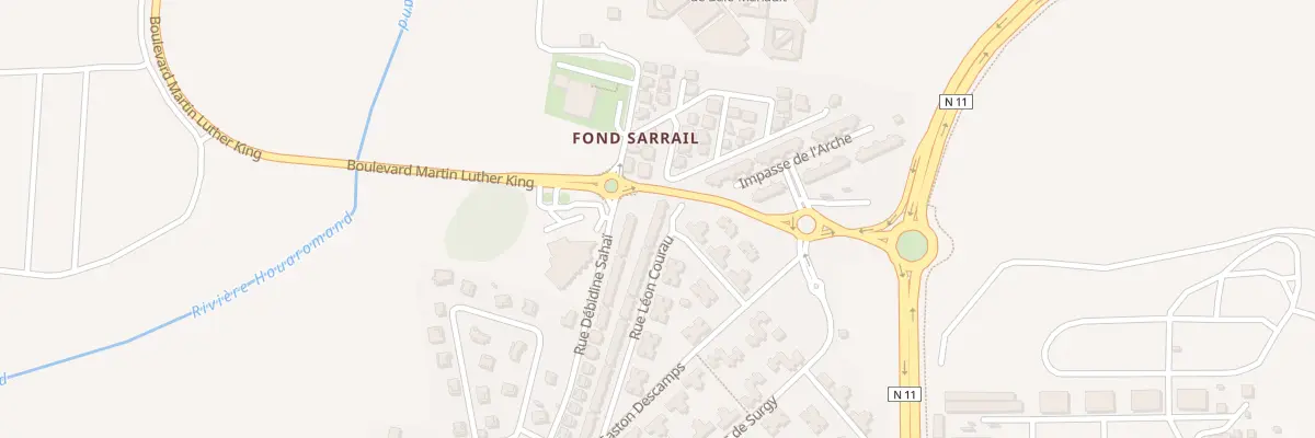 Plan du 85 Che de Fond Sarail à Baie-Mahault
